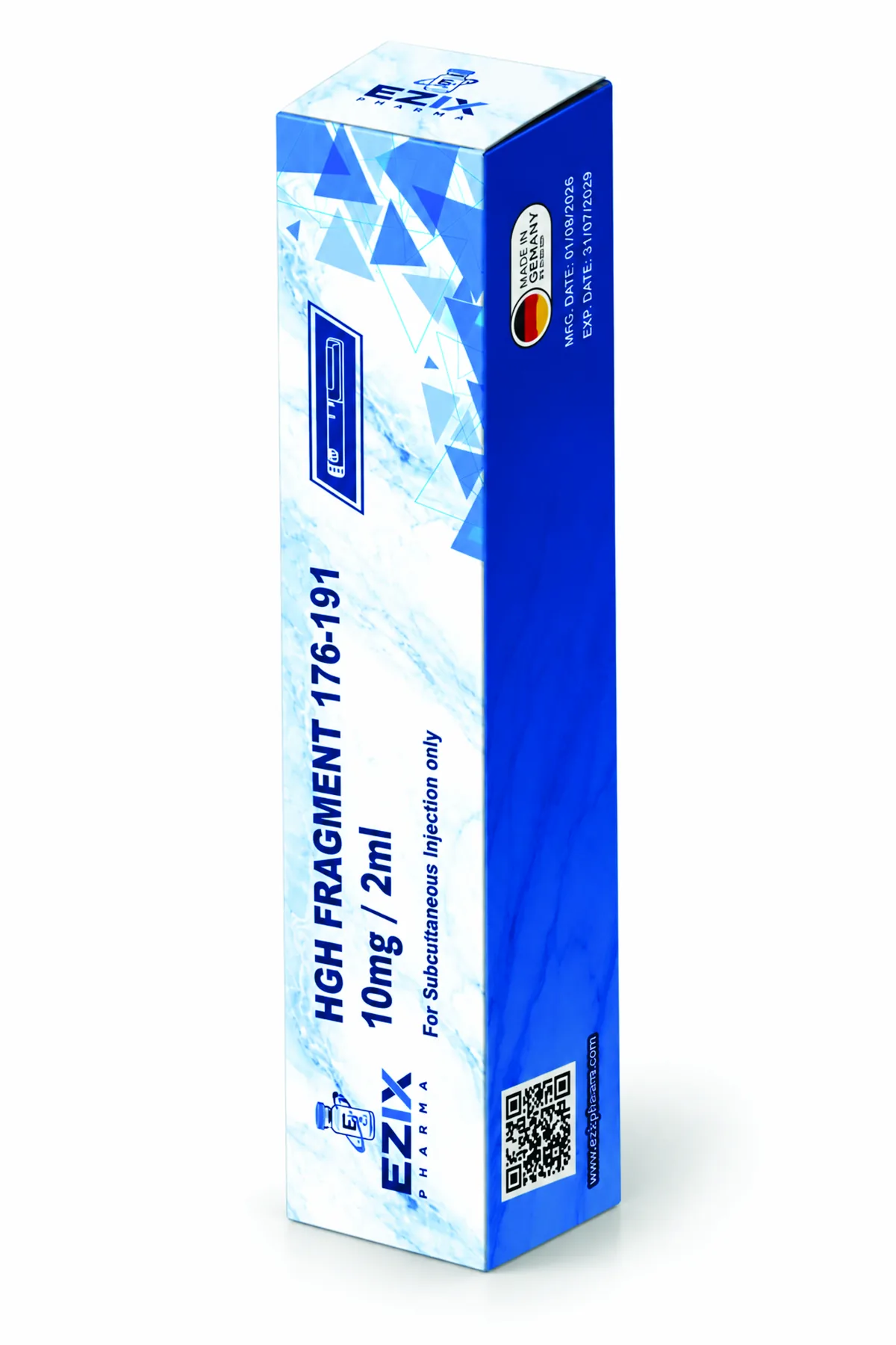 HGH Fragment 176–191 Ezix Pharma carton