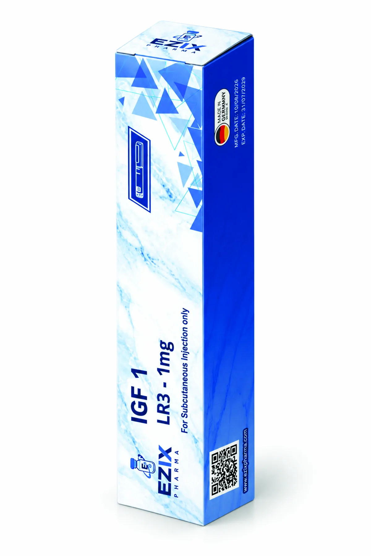 IGF-1 LR3 Ezix Pharma carton